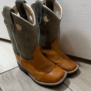 Western Leather Cowboy Boots